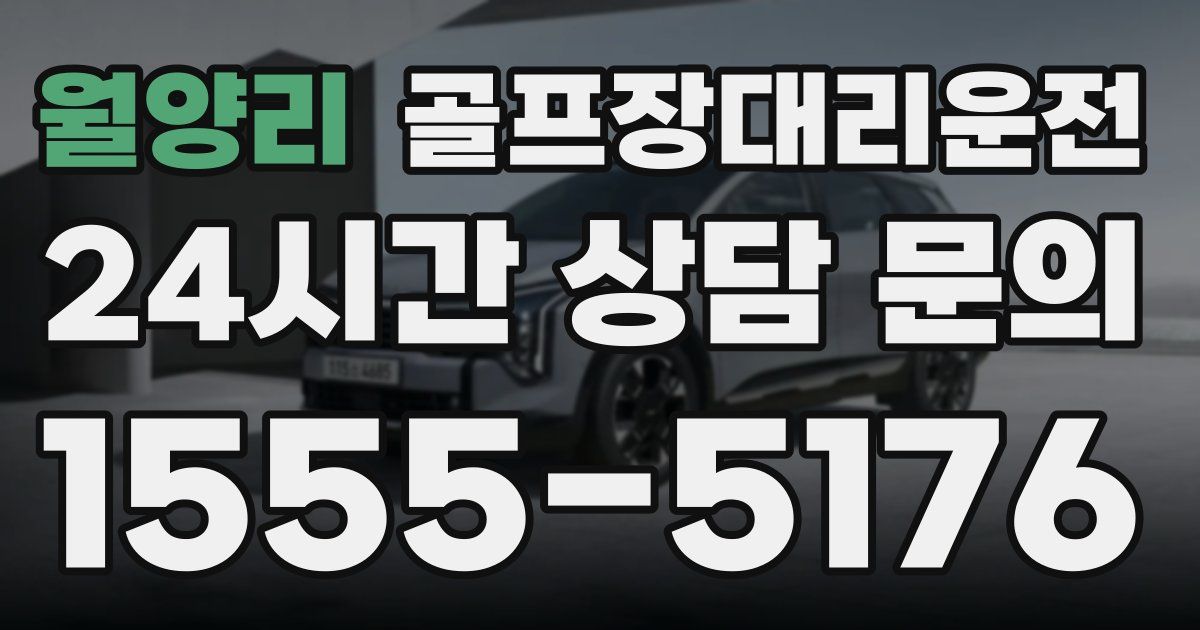 골프장대리운전 서비스