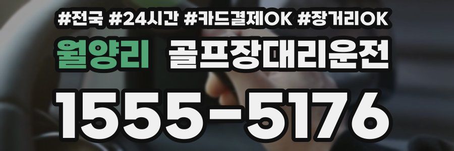 월양리 골프장대리운전