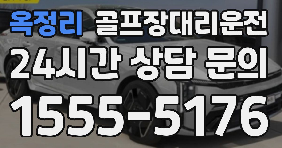골프장대리운전 서비스