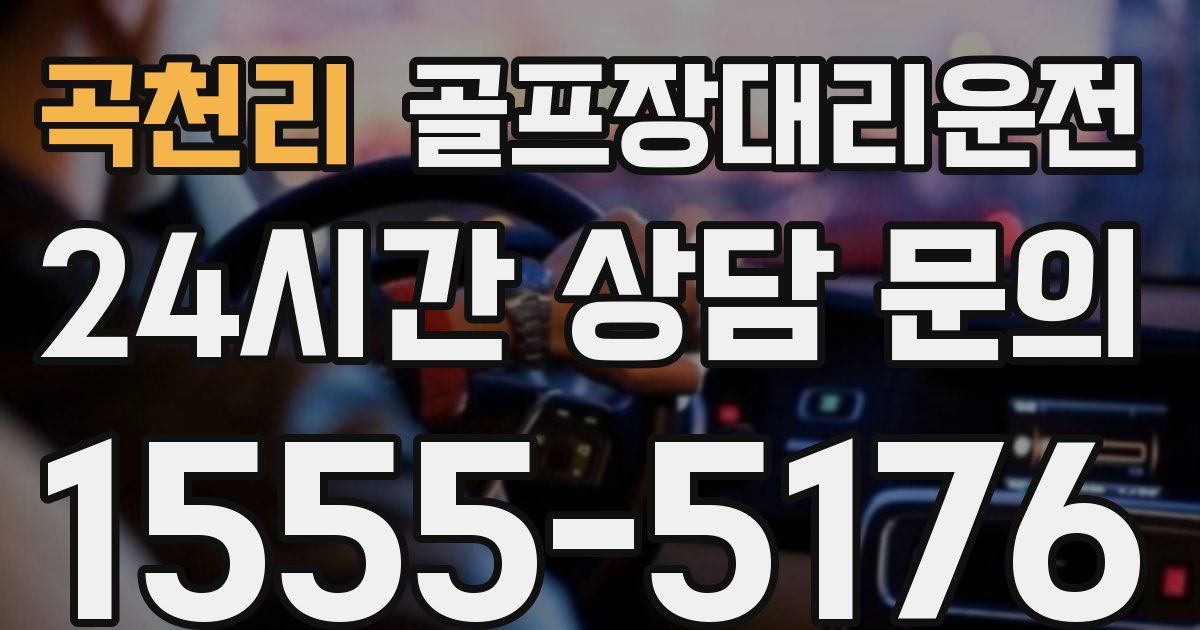 골프장대리운전 서비스