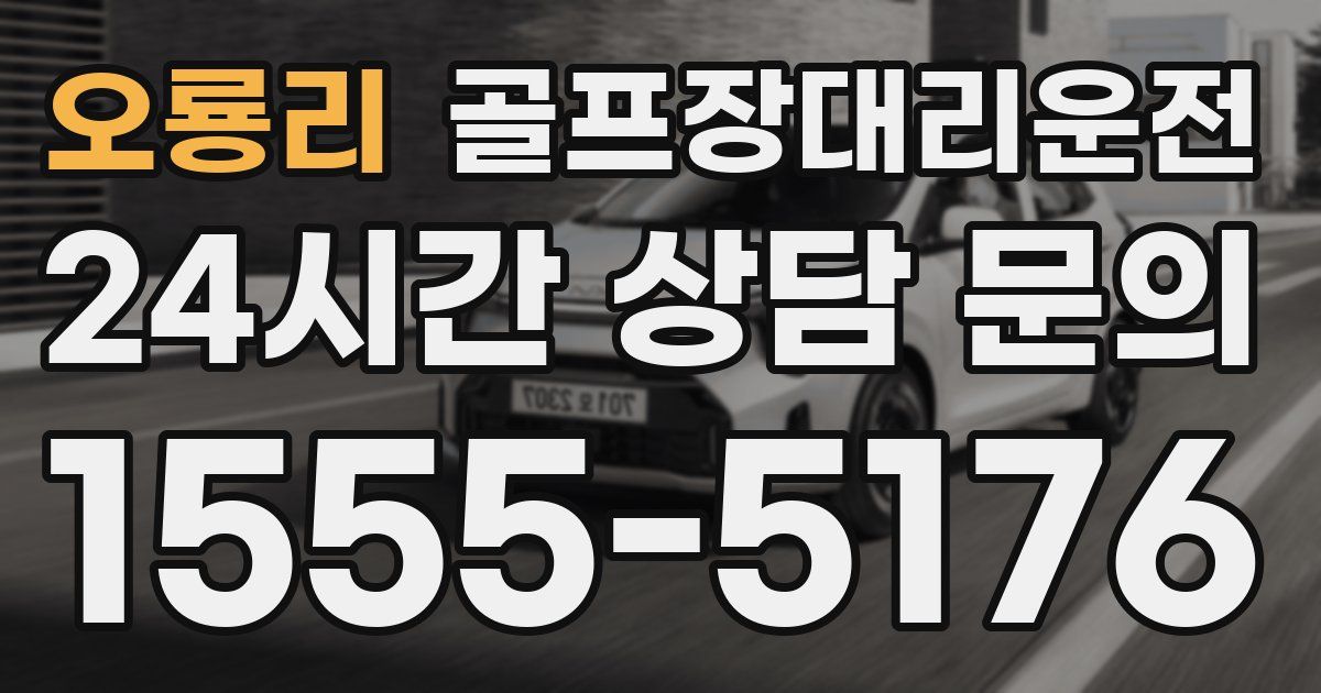 골프장대리운전 서비스