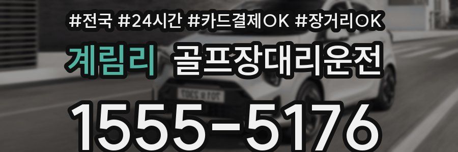 계림리 골프장대리운전