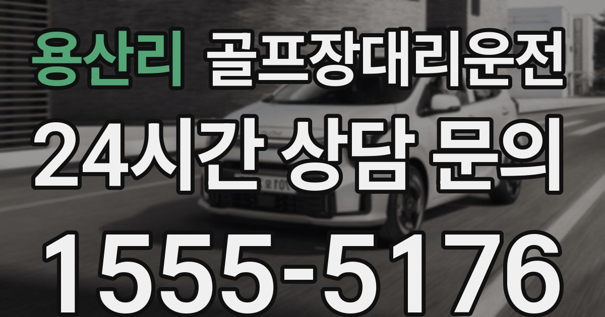 골프장대리운전 서비스