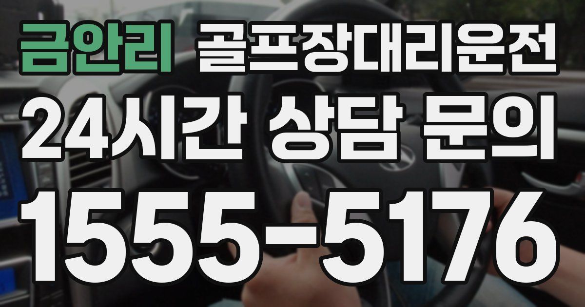 골프장대리운전 서비스