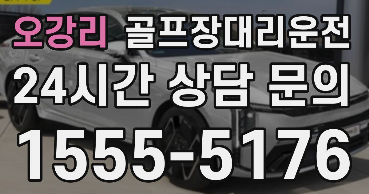 골프장대리운전 서비스