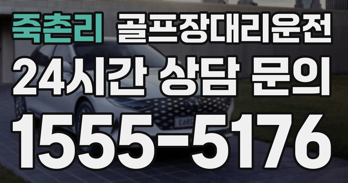 골프장대리운전 서비스