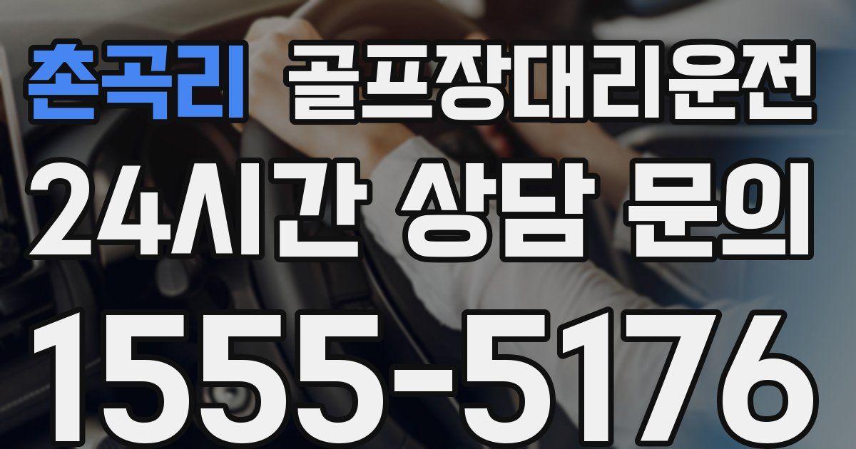 골프장대리운전 서비스