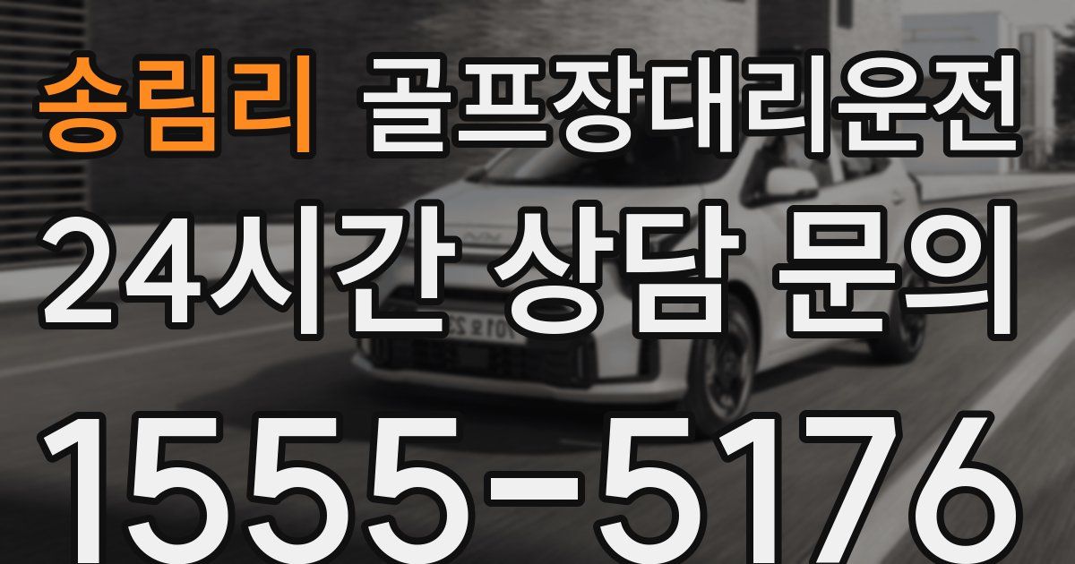 골프장대리운전 서비스