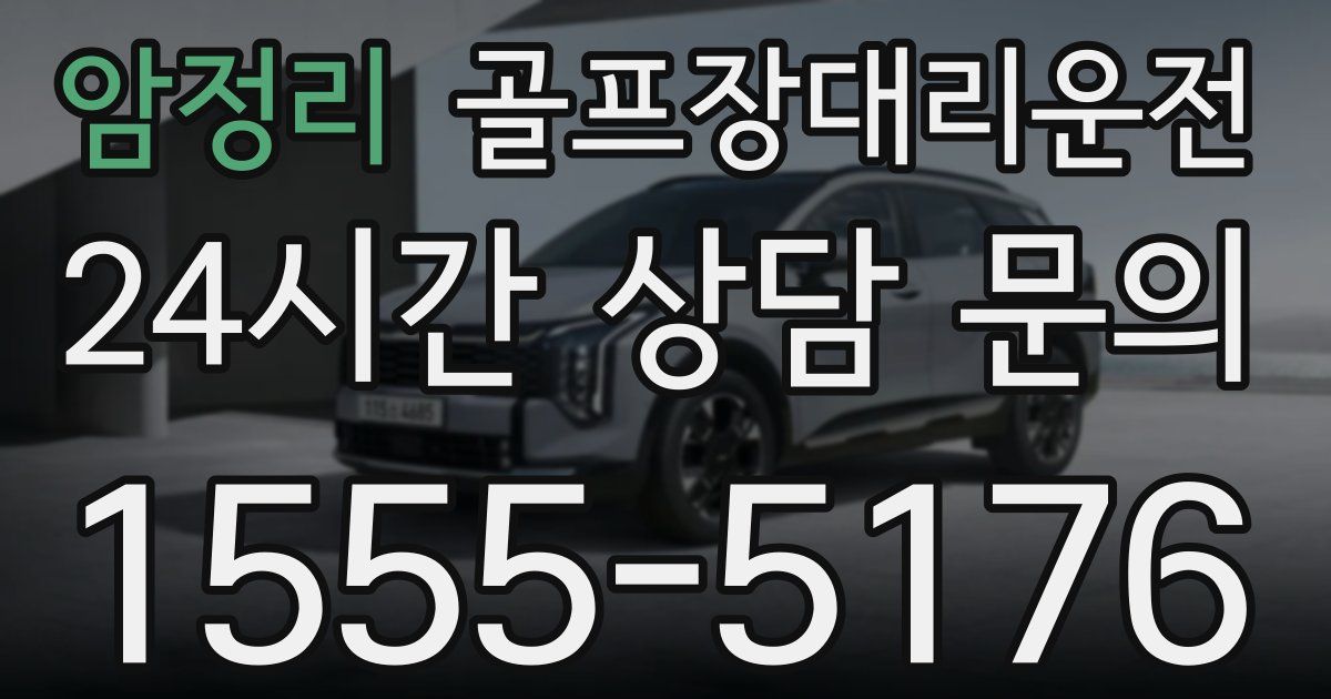 골프장대리운전 서비스