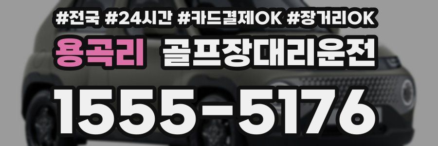 용곡리 골프장대리운전