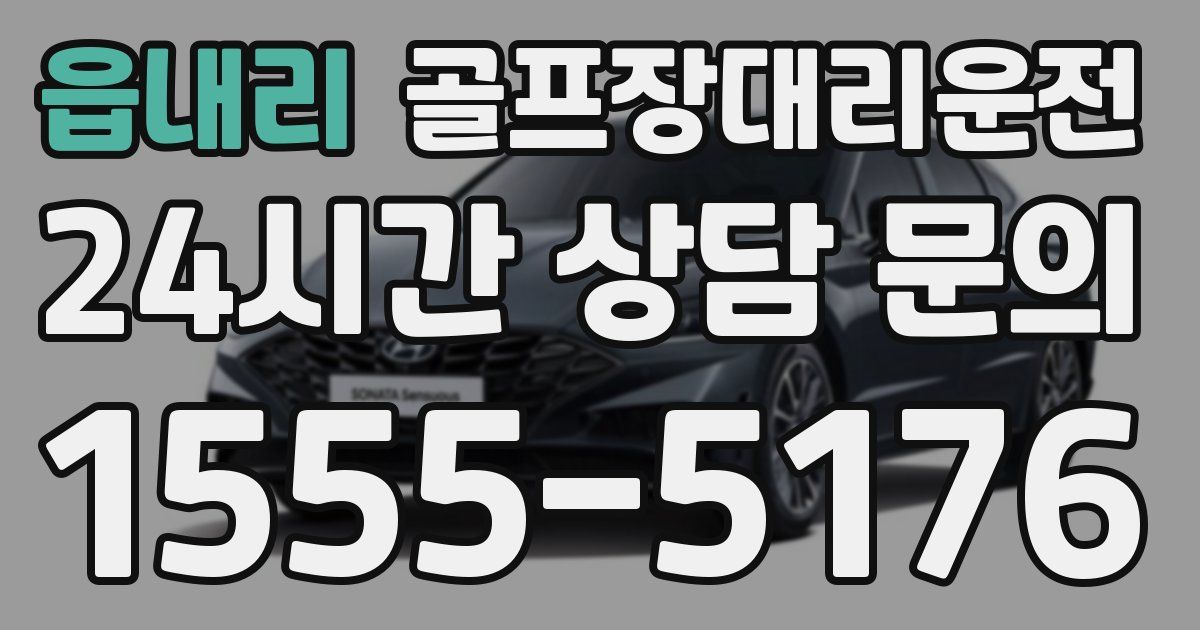 골프장대리운전 서비스