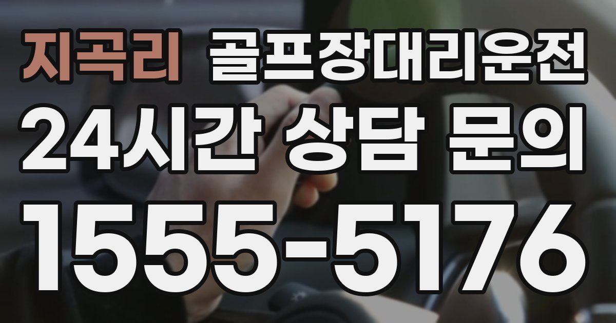 골프장대리운전 서비스