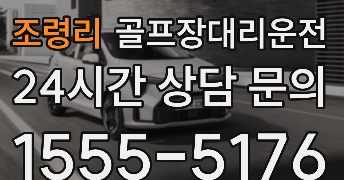 골프장대리운전 서비스