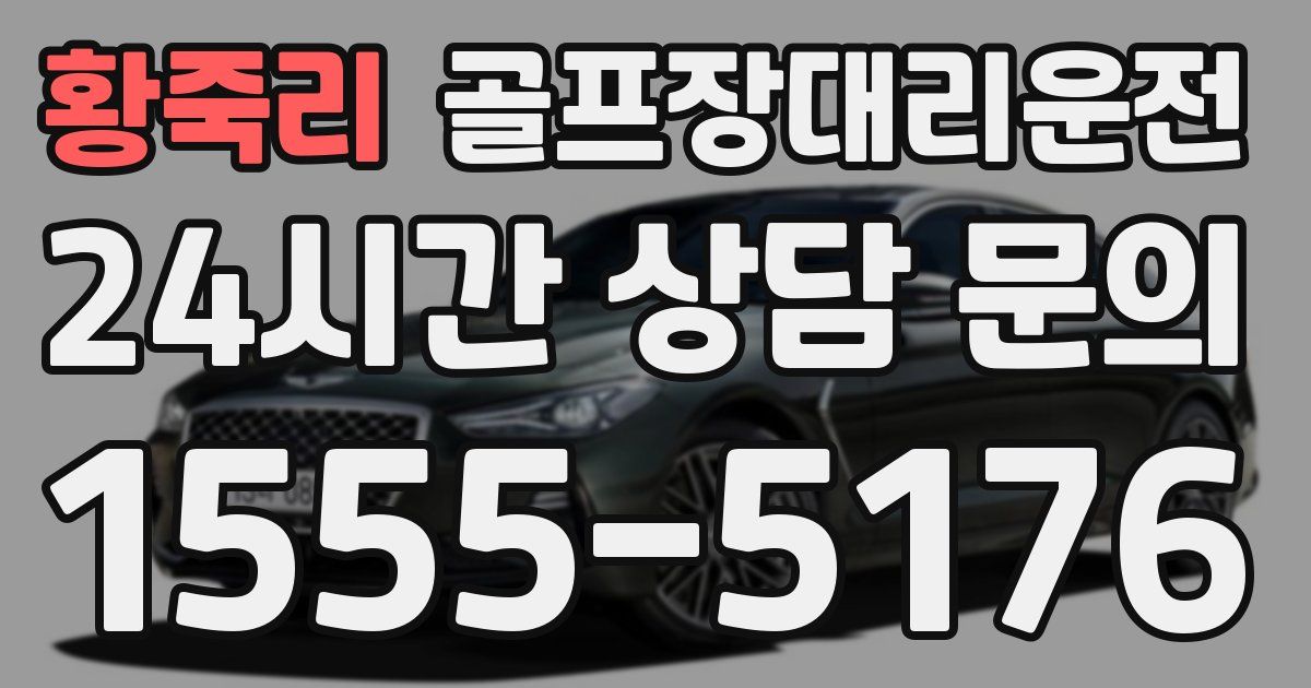 골프장대리운전 서비스