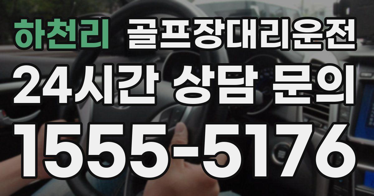 골프장대리운전 서비스