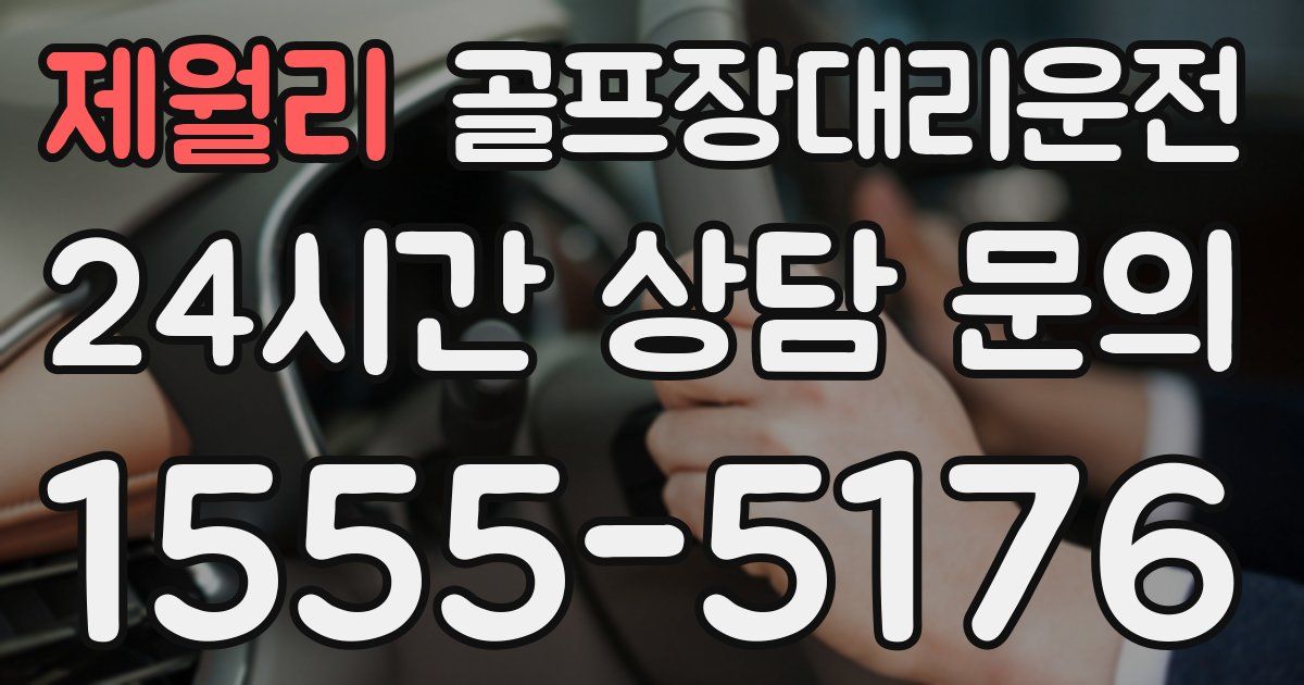 골프장대리운전 서비스