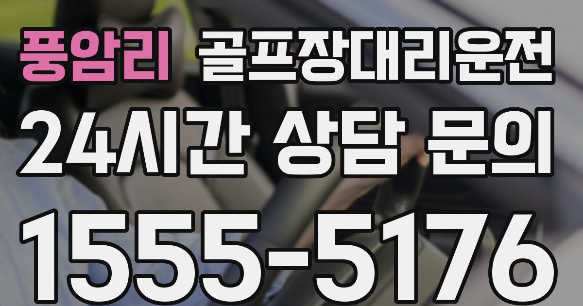 골프장대리운전 서비스