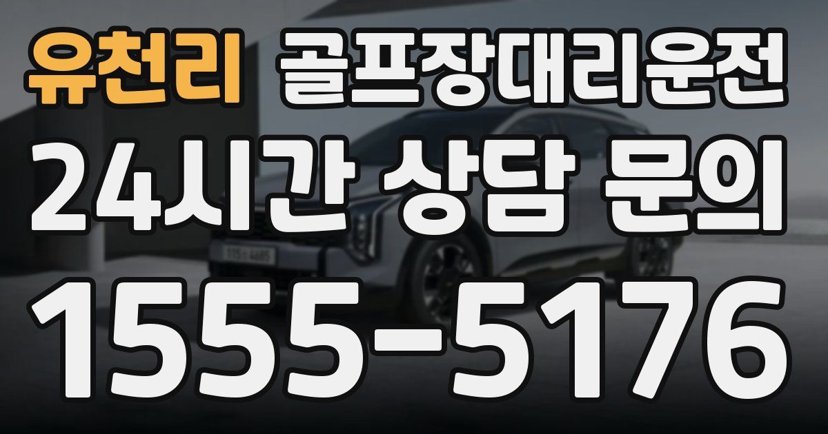 골프장대리운전 서비스