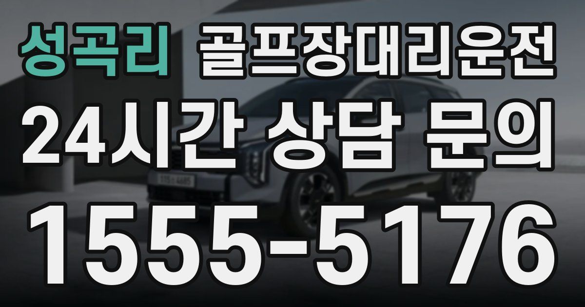 골프장대리운전 서비스