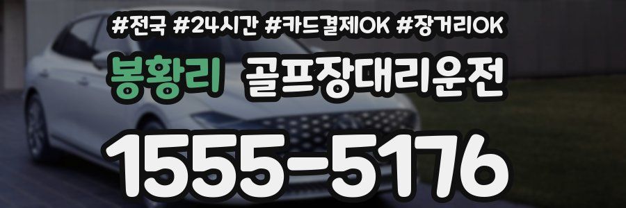 봉황리 골프장대리운전