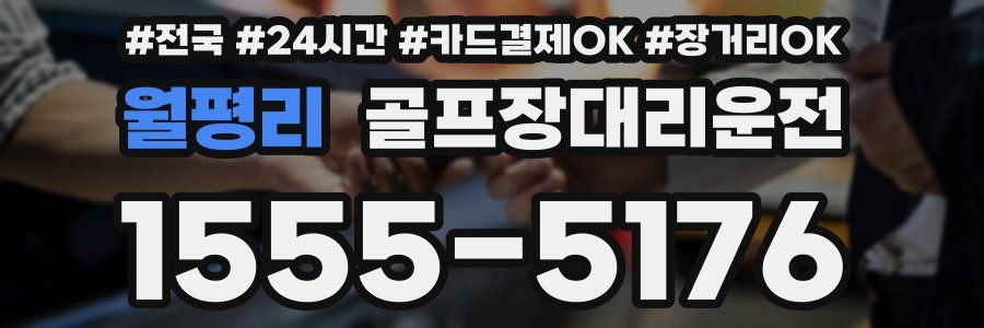 월평리 골프장대리운전