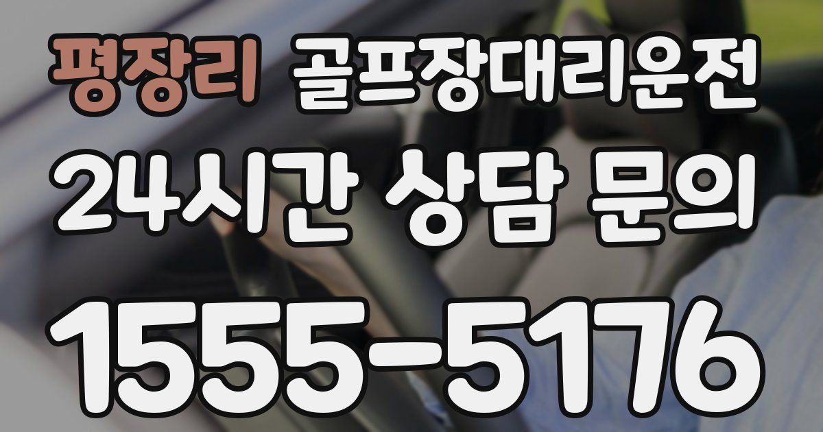 골프장대리운전 서비스