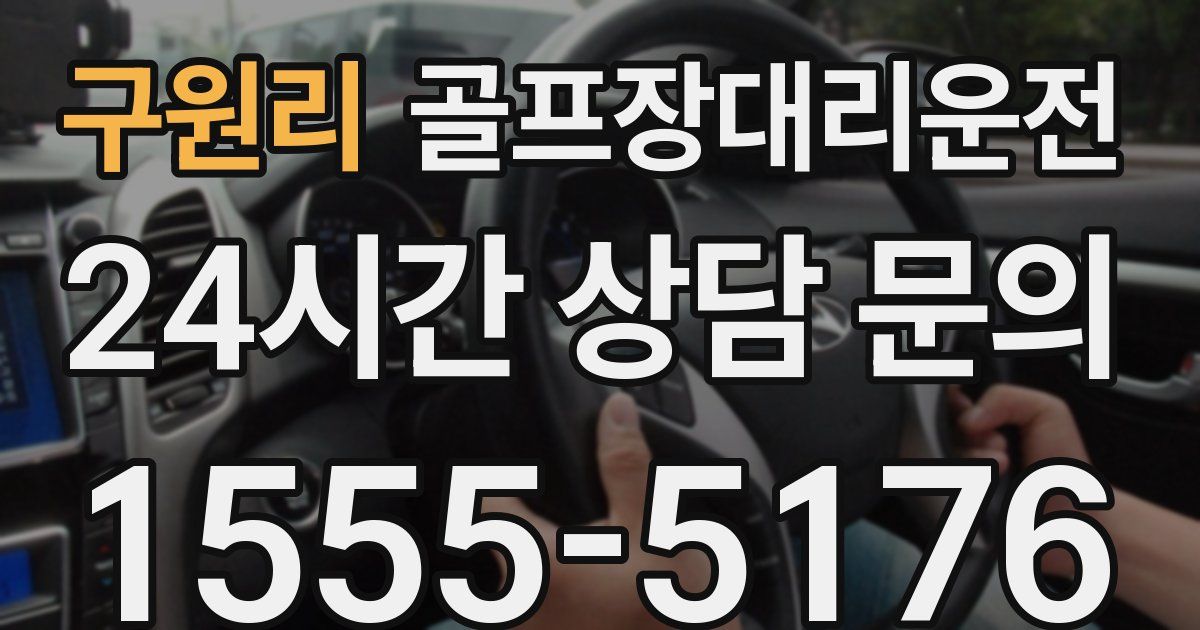 골프장대리운전 서비스