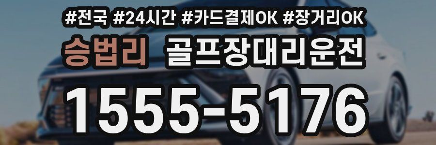 승법리 골프장대리운전