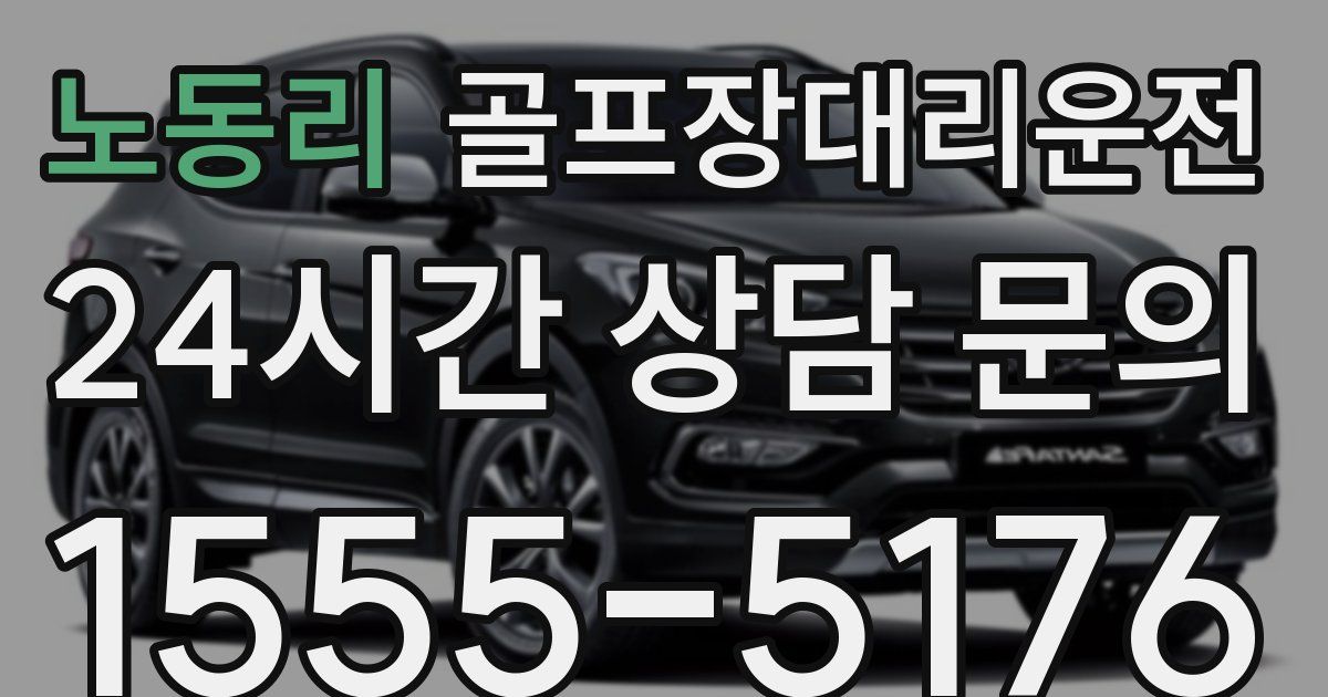 골프장대리운전 서비스