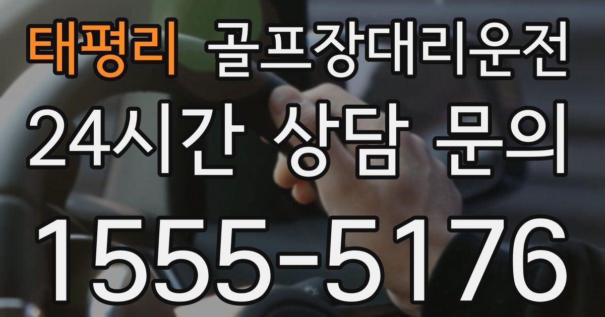 골프장대리운전 서비스