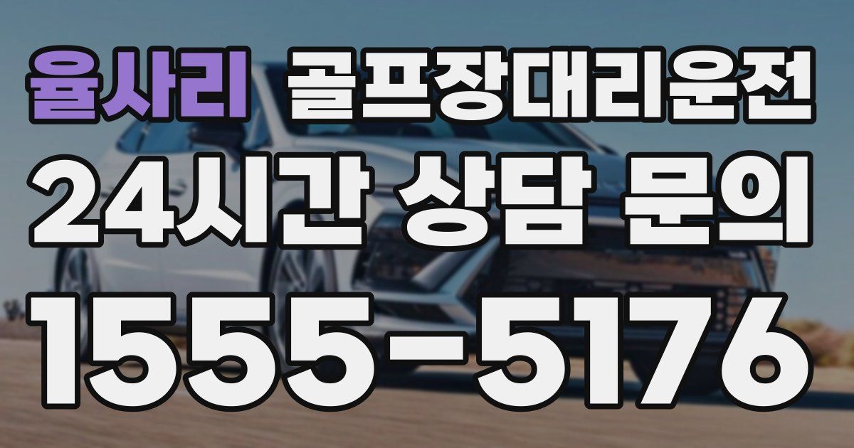 골프장대리운전 서비스