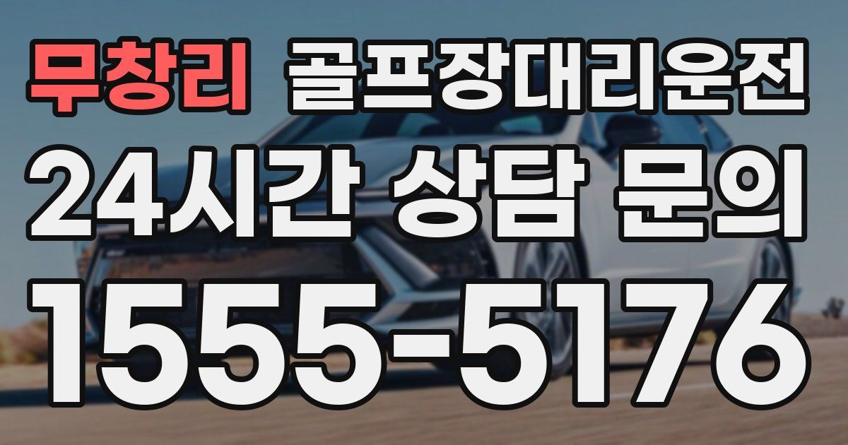 골프장대리운전 서비스