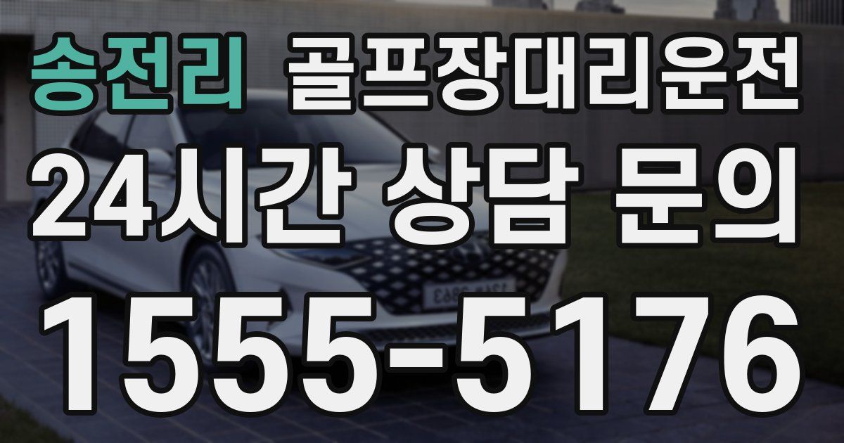 골프장대리운전 서비스