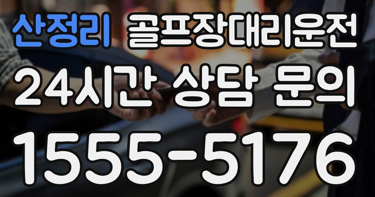 골프장대리운전 서비스