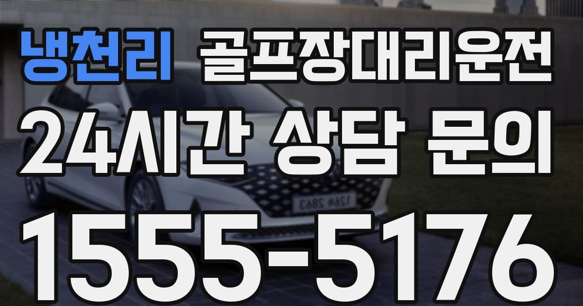 골프장대리운전 서비스
