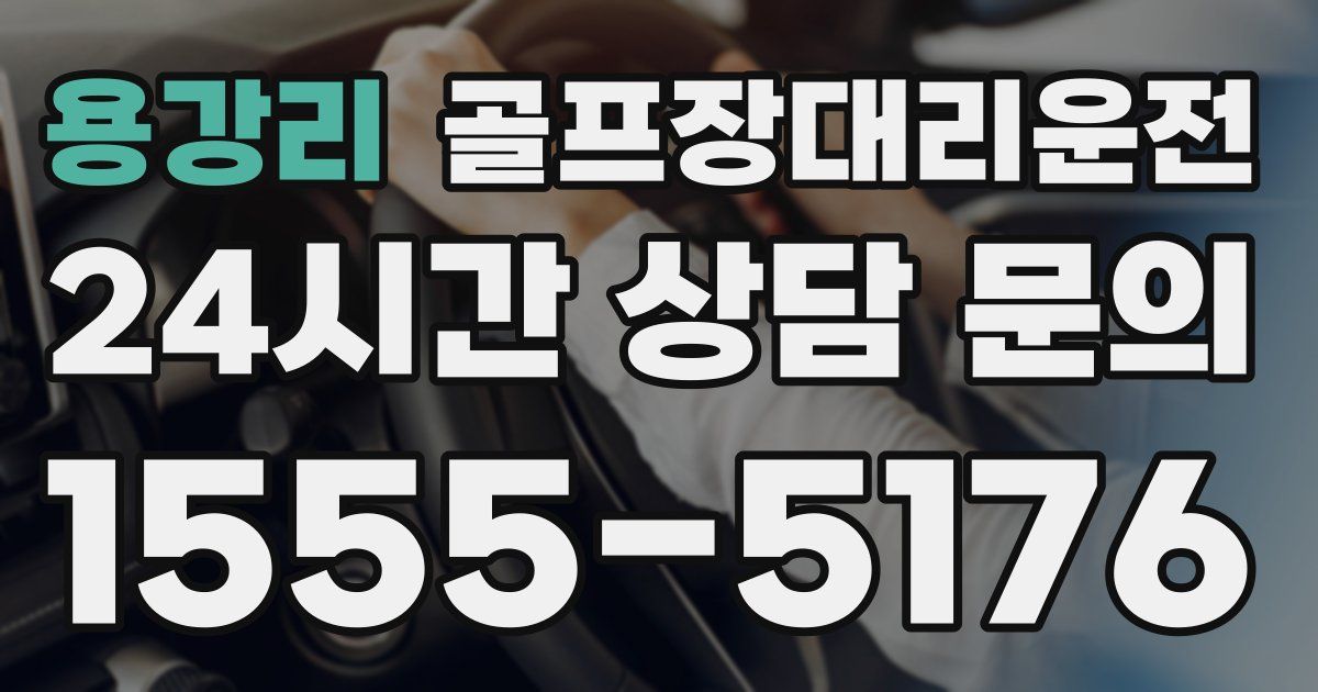 골프장대리운전 서비스
