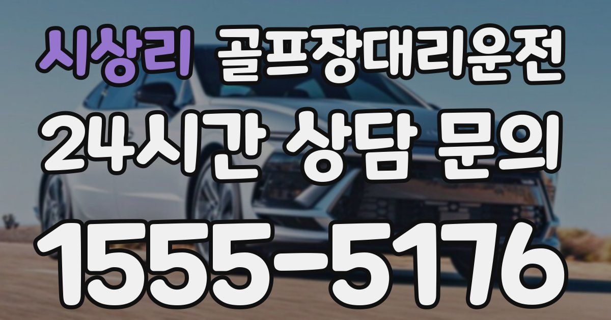 골프장대리운전 서비스