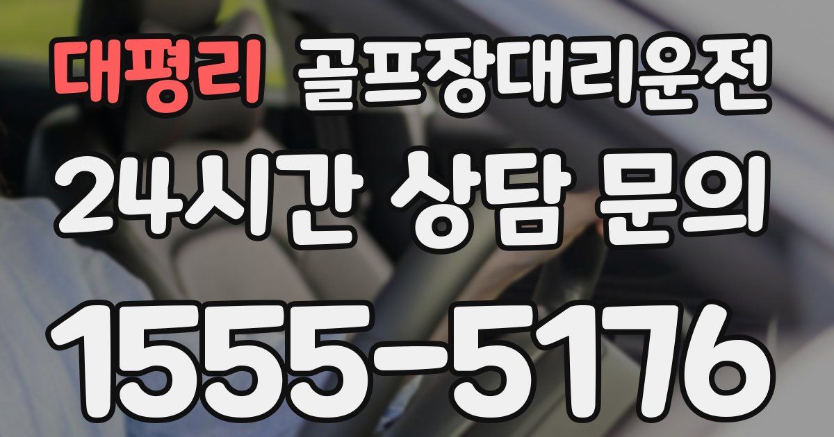 골프장대리운전 서비스