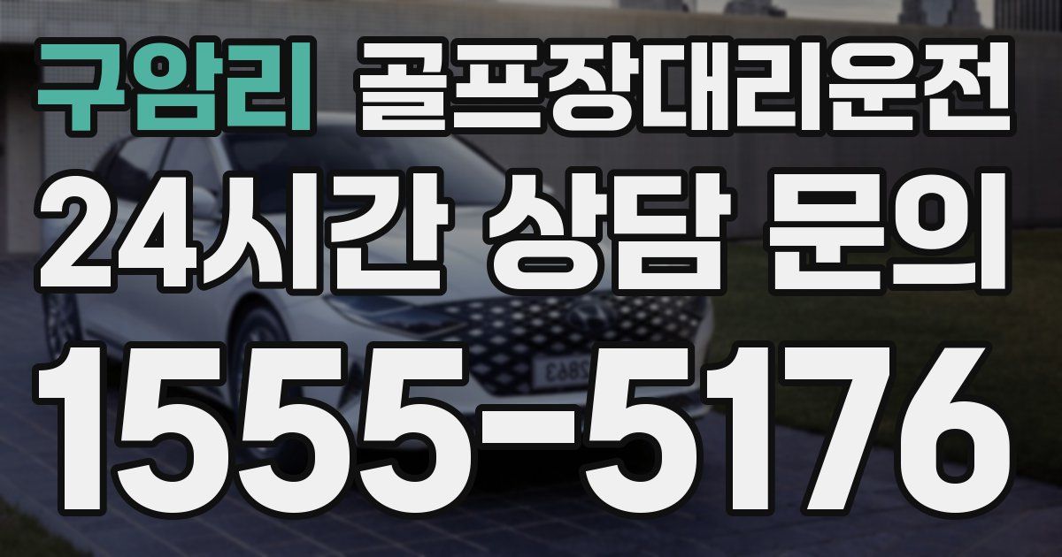 골프장대리운전 서비스
