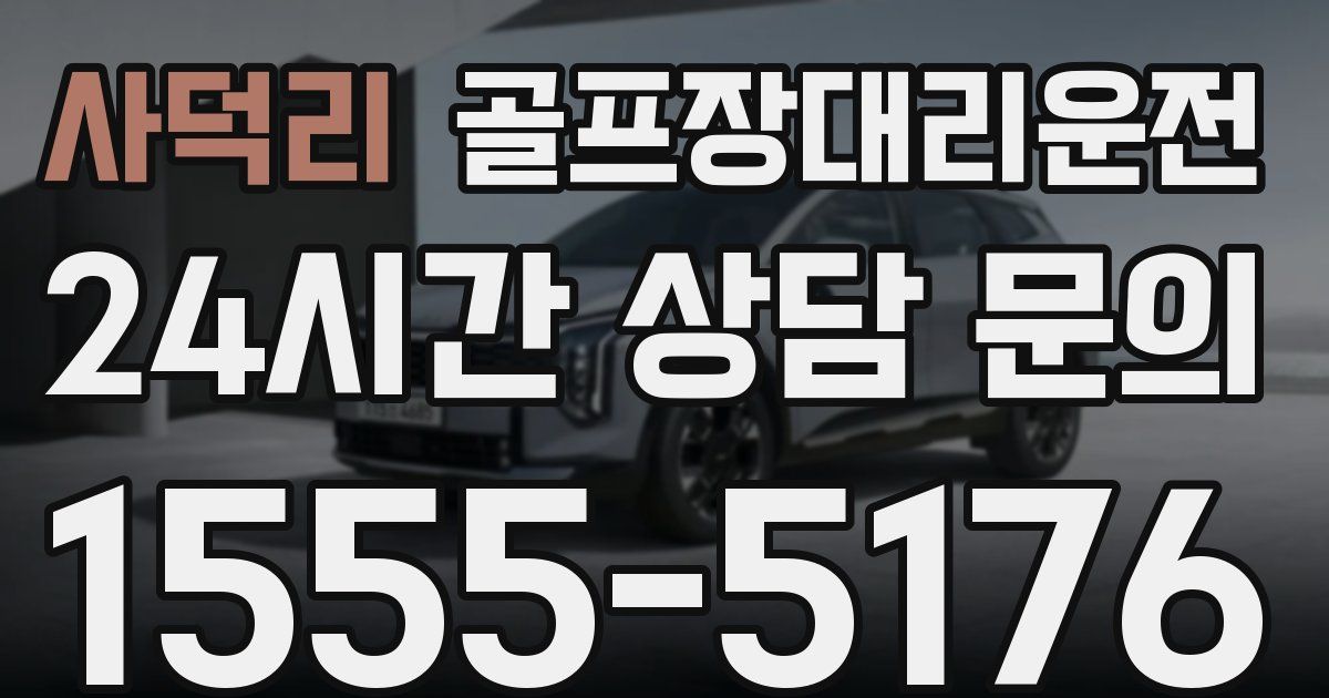 골프장대리운전 서비스