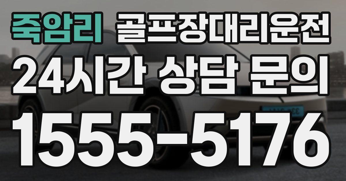 골프장대리운전 서비스