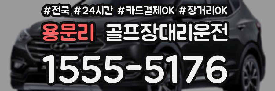 용문리 골프장대리운전