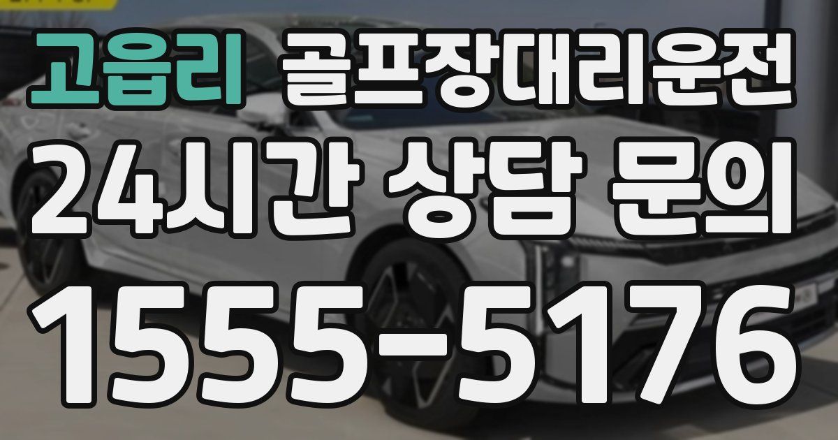 골프장대리운전 서비스