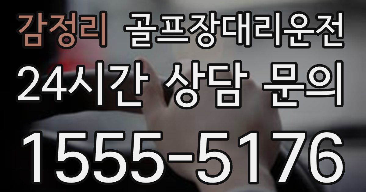 골프장대리운전 서비스