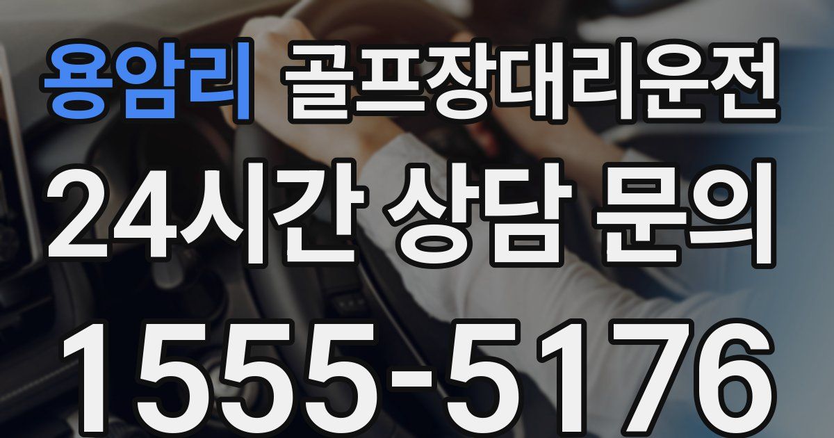 골프장대리운전 서비스