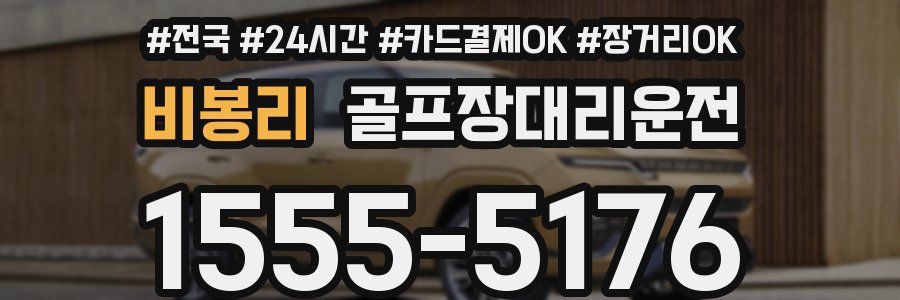 비봉리 골프장대리운전