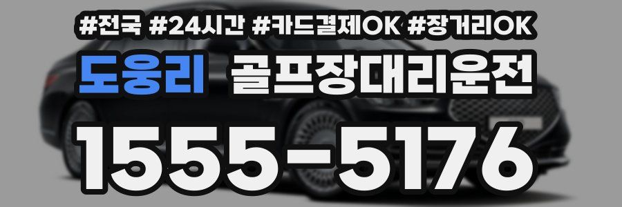 도웅리 골프장대리운전