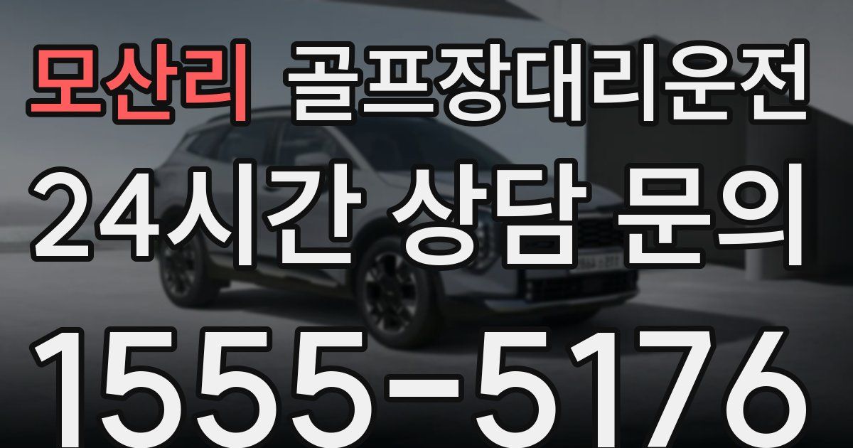 골프장대리운전 서비스