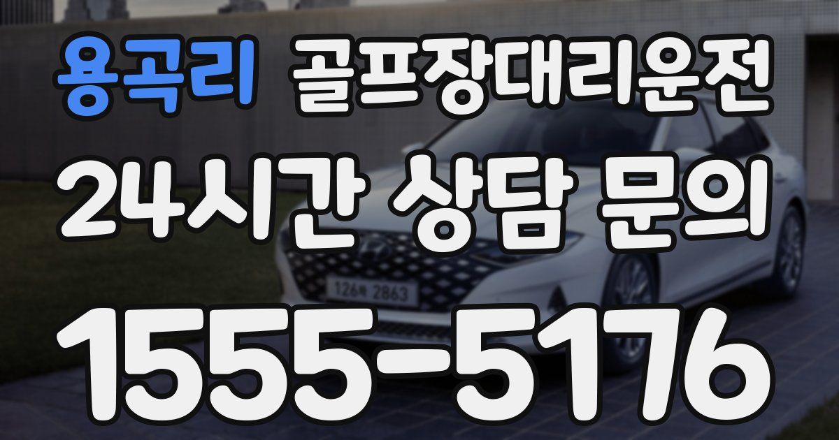 골프장대리운전 서비스