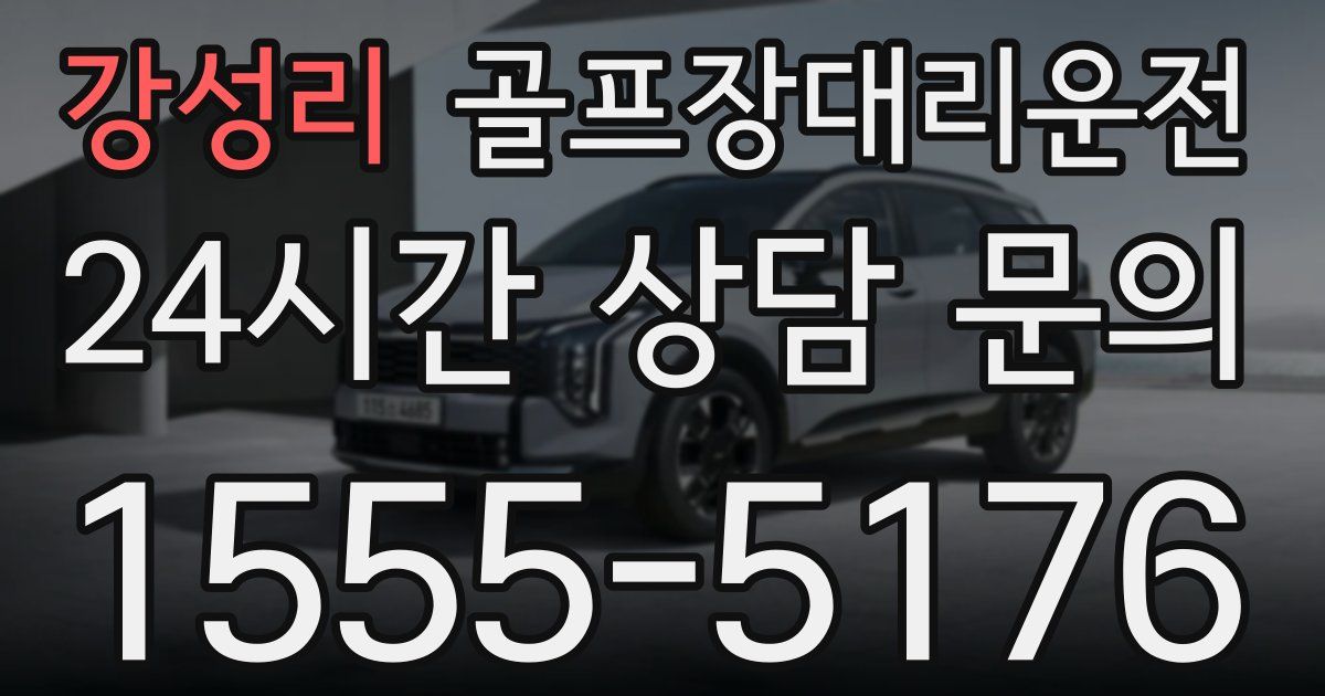 골프장대리운전 서비스